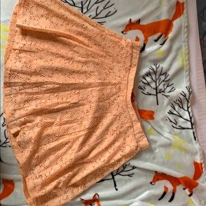 Peach Skater Skirt